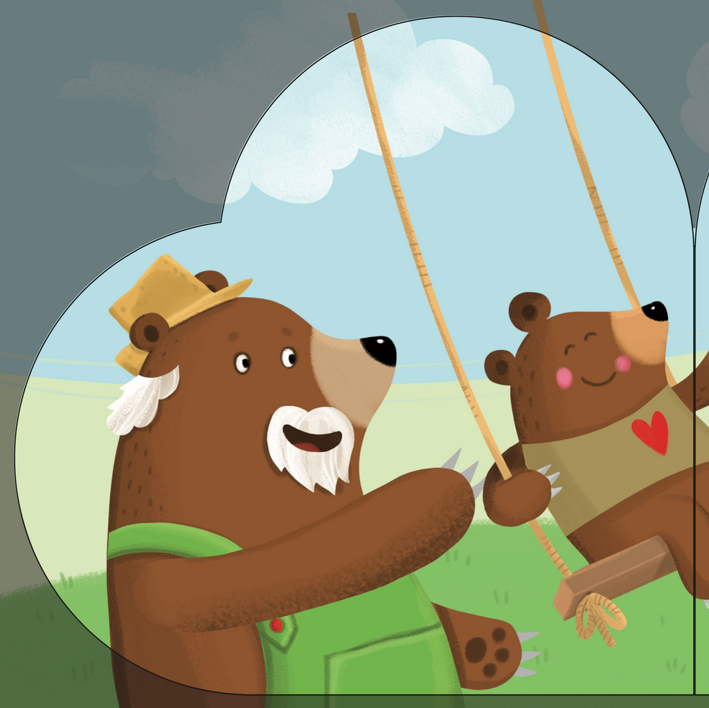 Sassi Shaped Board Book -  with Love Grandad image 2