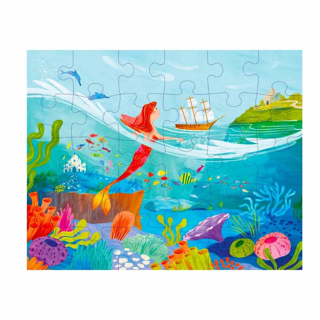 Sassi Fairy Tale Puzzle & Book Set - The Little Mermaid image 2