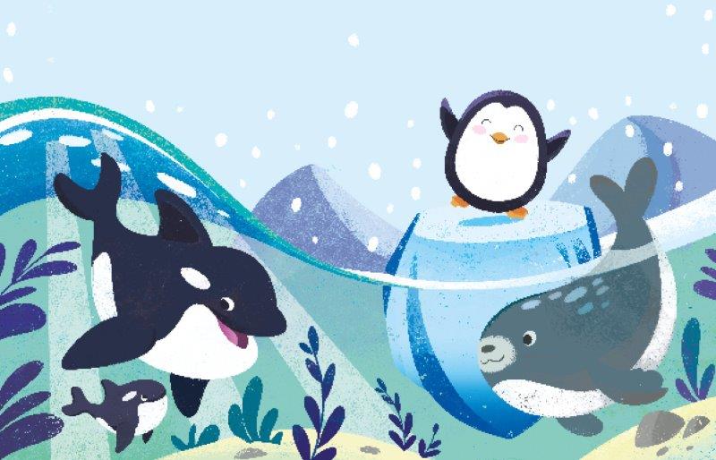 Sassi Free the Colours Reusable Paint Brush Book - The Sea image 2