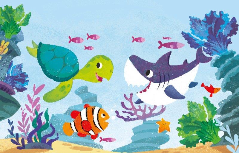Sassi Free the Colours Reusable Paint Brush Book - The Sea image 4