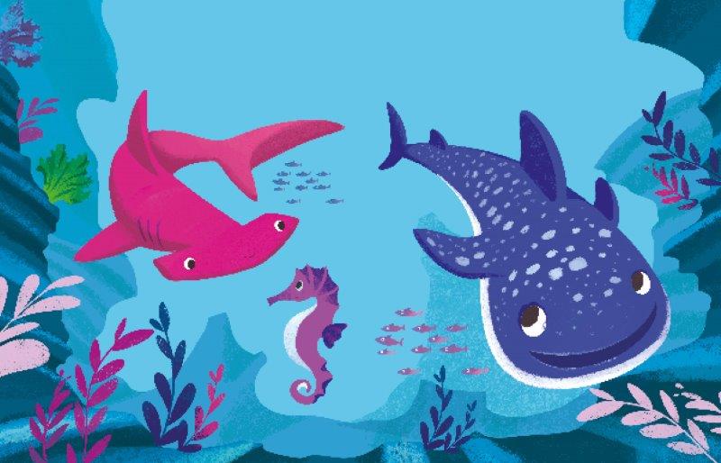 Sassi Free the Colours Reusable Paint Brush Book - The Sea image 3