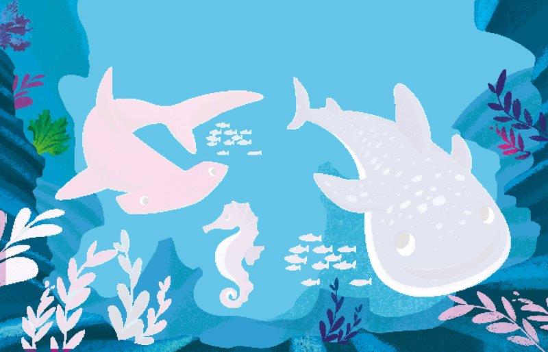 Sassi Free the Colours Reusable Paint Brush Book - The Sea image 7