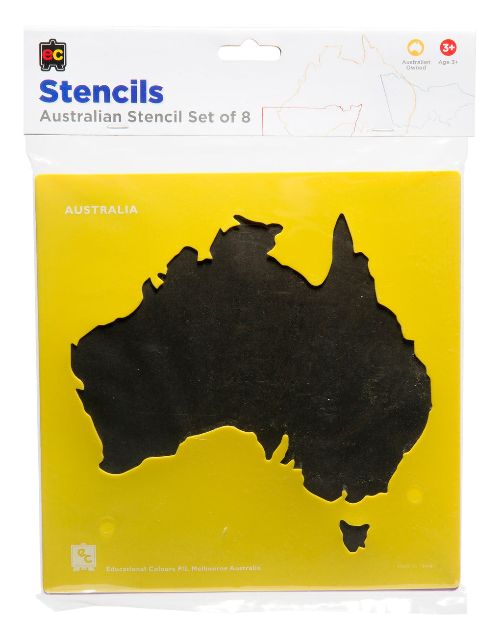 Australia & State Map Stencils
