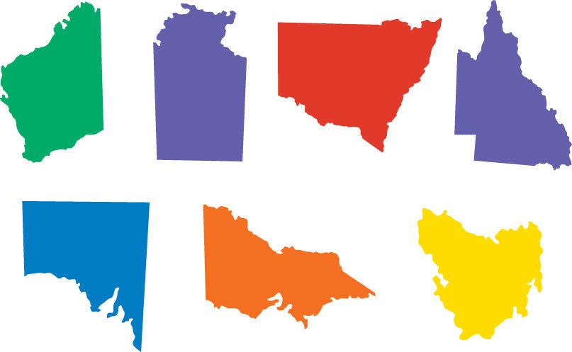 Australia & State Map Stencils image 3