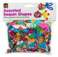 Sequins Assorted Shapes 150gm