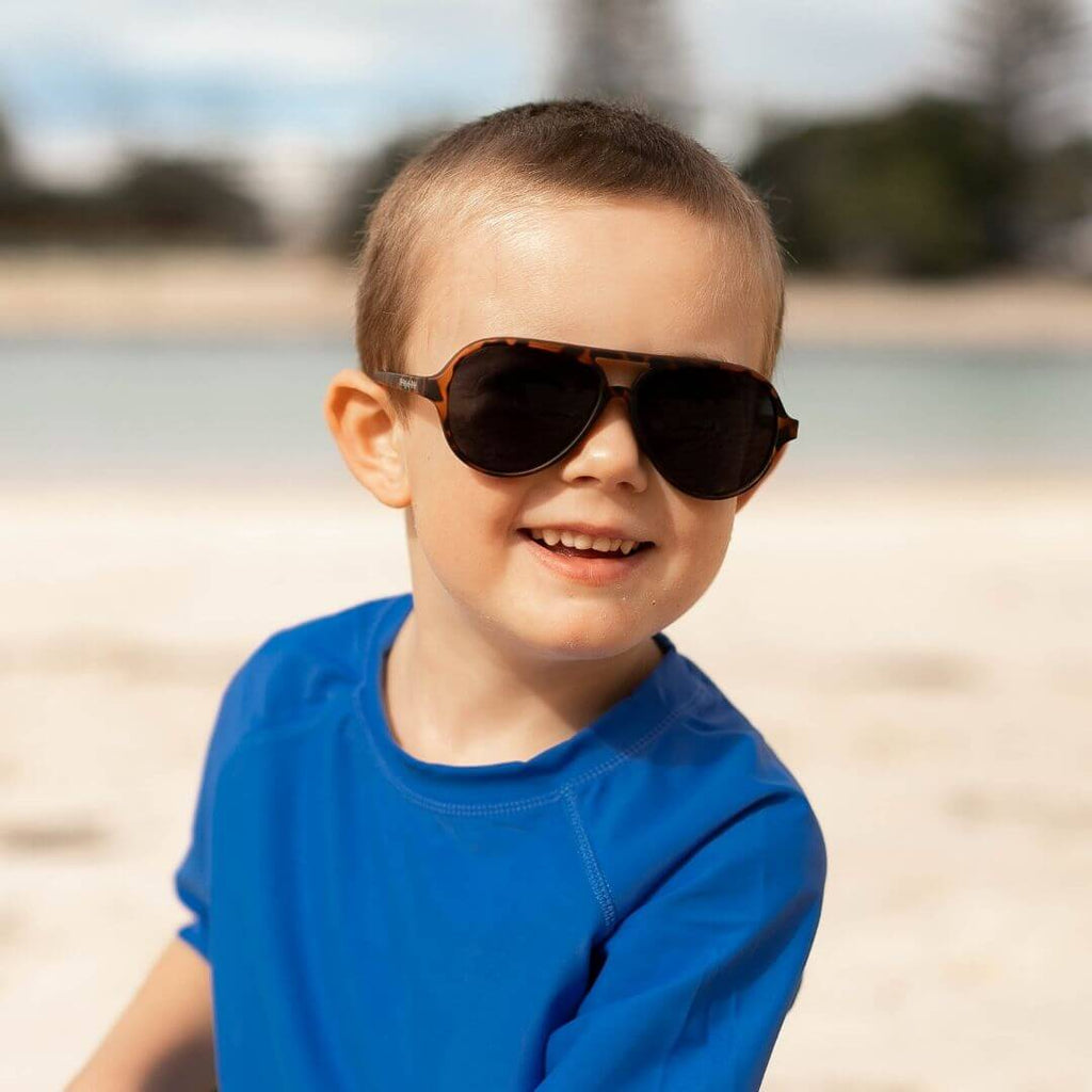 Frankie Ray Kids Sunglasses -  Stanley, Tortoise image 2