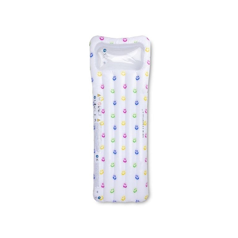 Swim Essentials Inflatable Lie On - Smiley, 176 cm