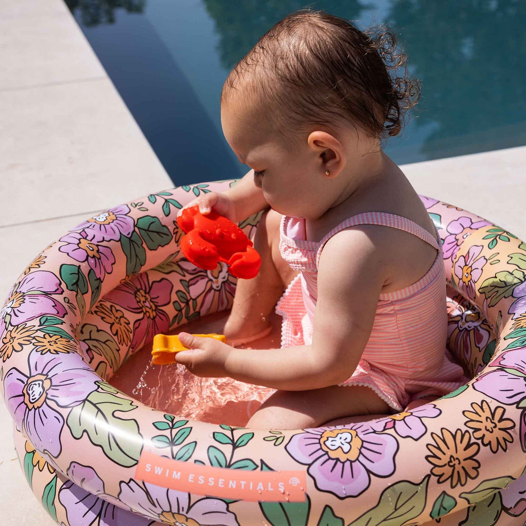Swim Essentials Inflatable Baby Pool - Blossom, 60 cm image 2
