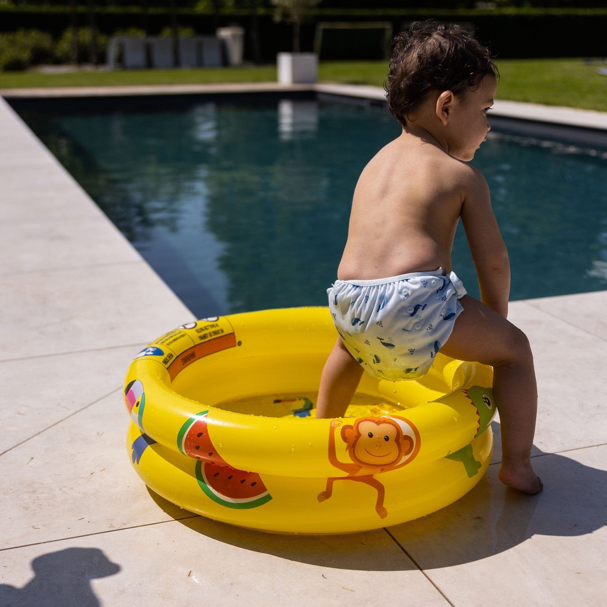 Swim Essentials Swim Nappy OSFA, Whaley White image 2