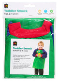 Toddler Smock Green and Blue (ages 2-4)