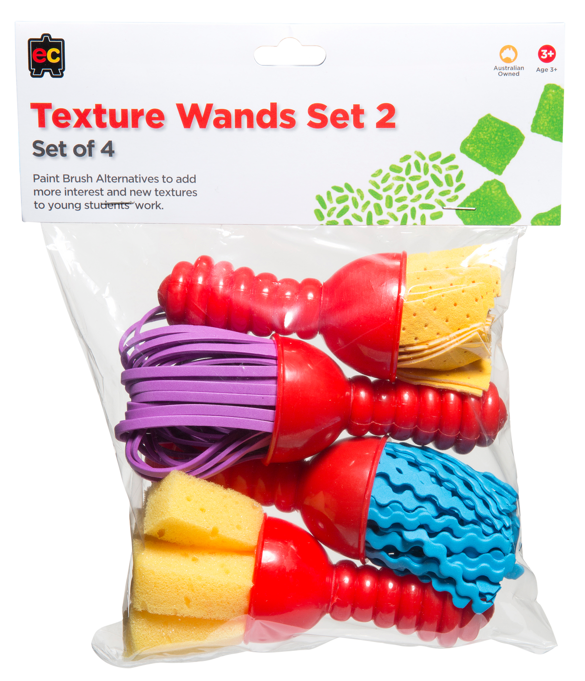 Texture Wands Assorted #2 Pack of 4