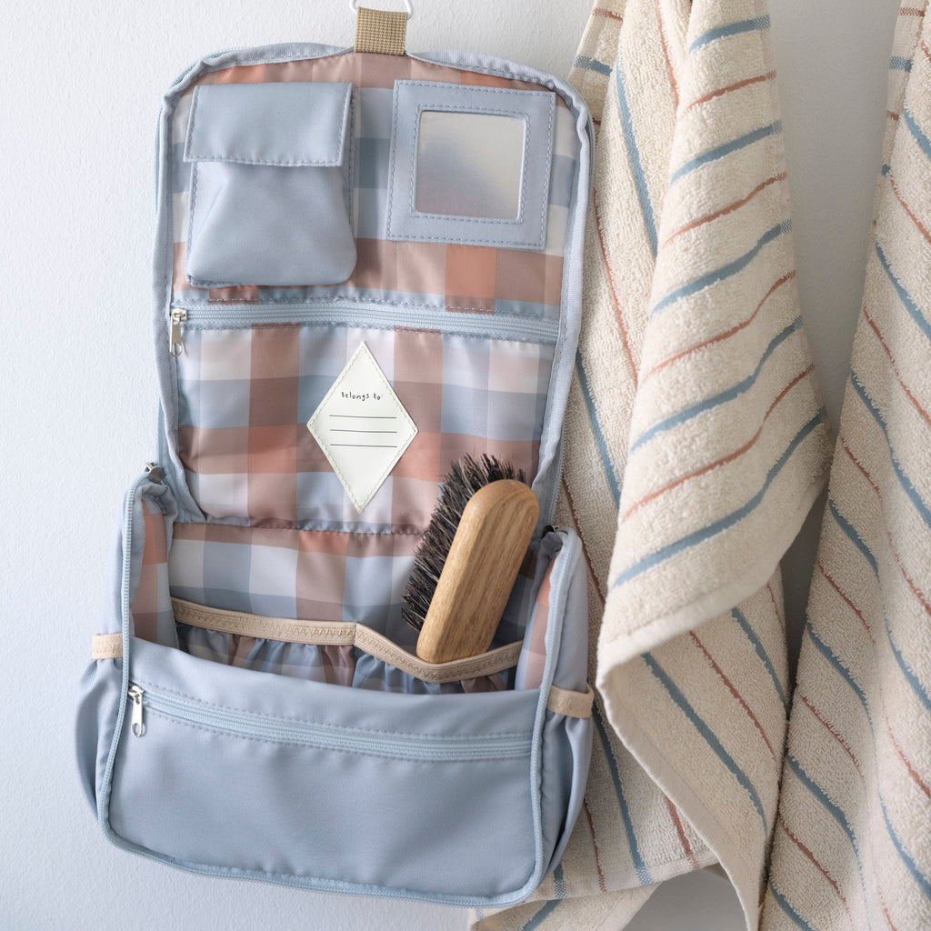 Fabelab - Eco Toiletry Bag with Hanger - Cottage Blue image 2