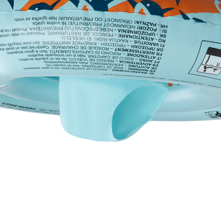 Swim Essentials Inflatable Baby Swimseat - Tropic Shark, 0-1 yrs image 2