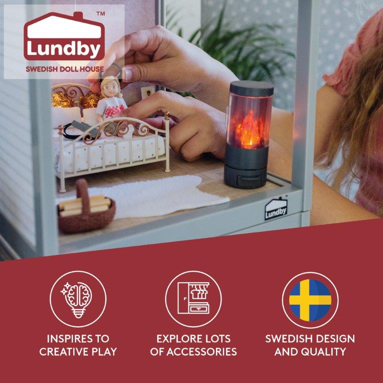 Lundby Doll House Accessories - Fireplace Set image 6