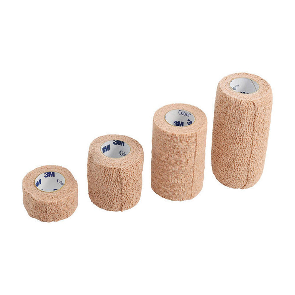 Coban Self-Adherent Bandage Beige Stretched