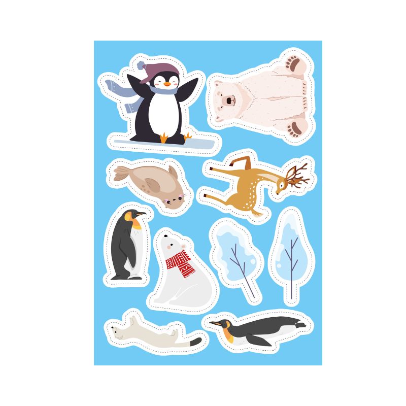 Sassi Stickers and Activities Book - World of Ice image 5
