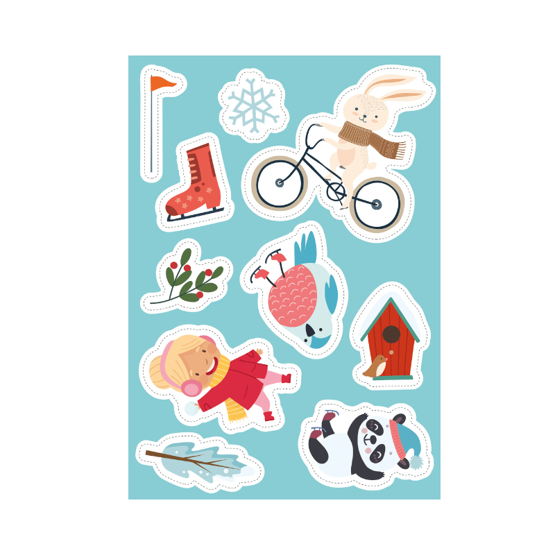 Sassi Stickers and Activities Book - Winter image 6