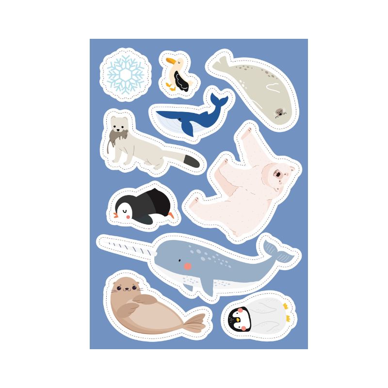 Sassi Stickers and Activities Book - World of Ice image 6