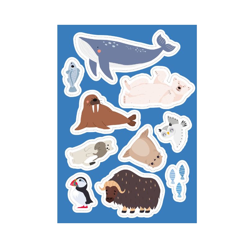 Sassi Stickers and Activities Book - World of Ice image 3