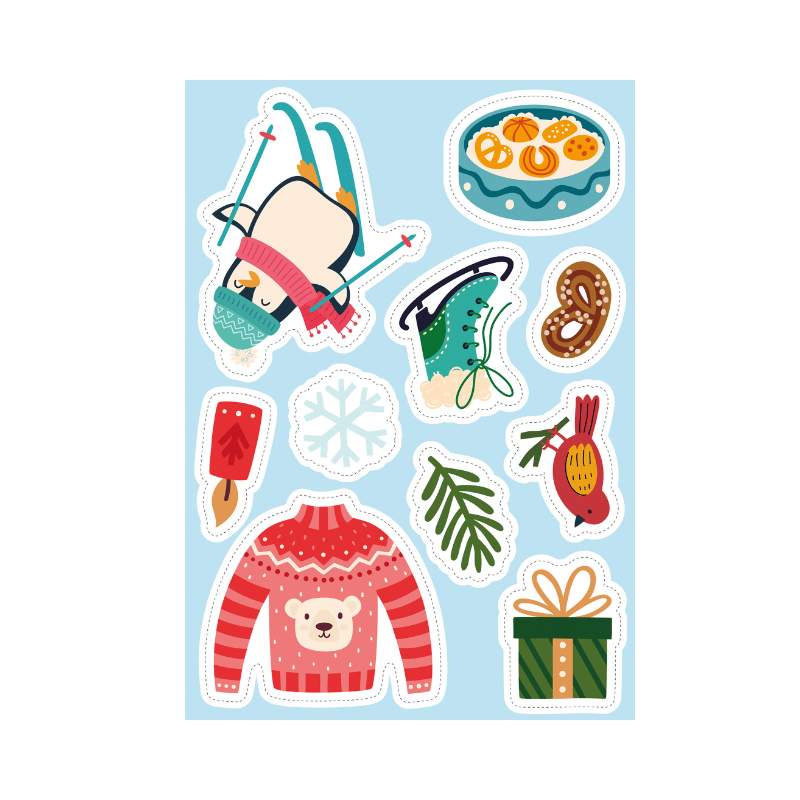 Sassi Stickers and Activities Book - Winter image 2