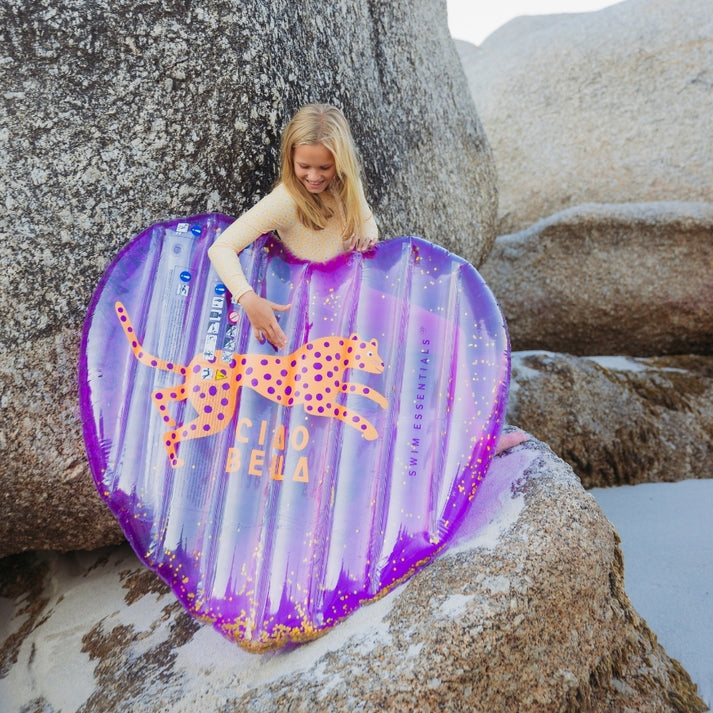Swim Essentials Inflatable Float - Wild Heart Purple image 3