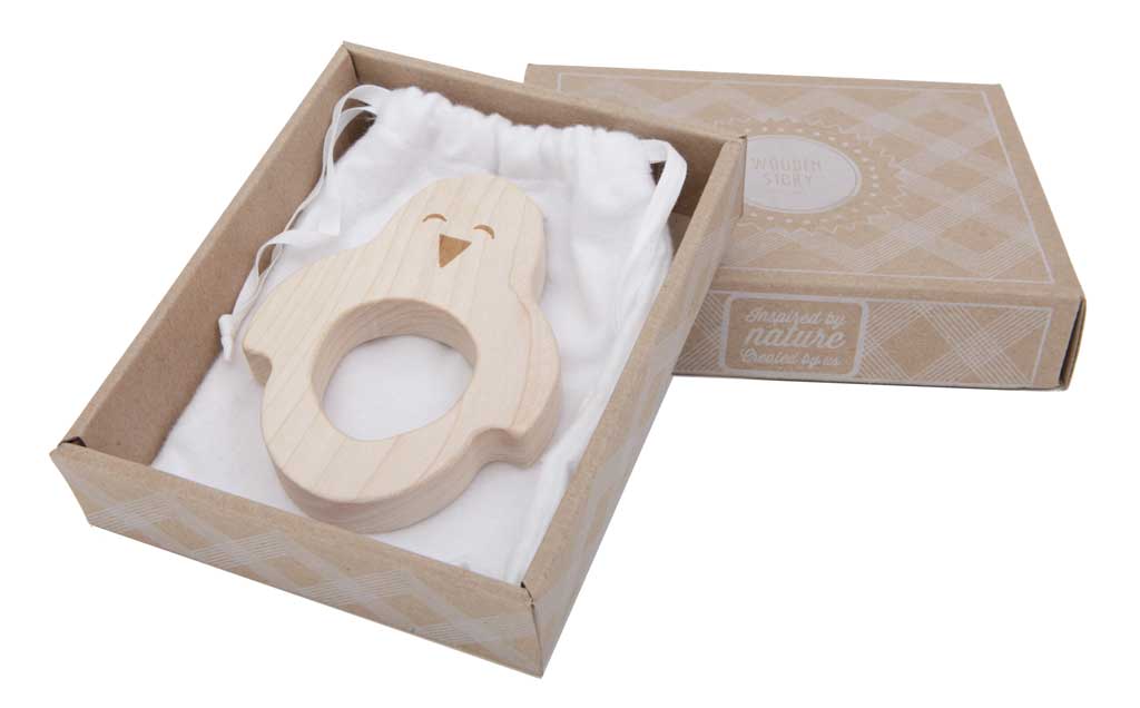Wooden Story Soother - Penguin image 2