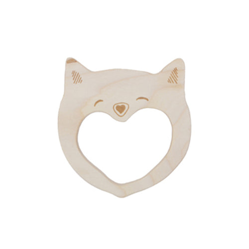 Wooden Story Soother - Smiley Cat image 3