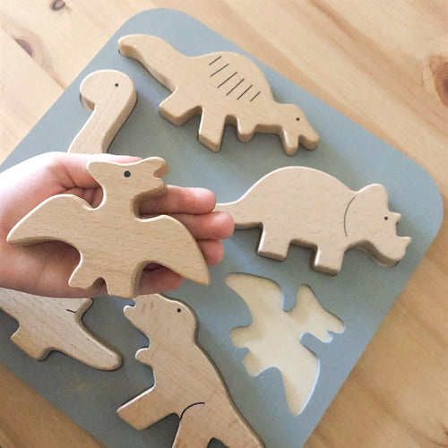 by Astrup Wooden Puzzle - Dinosaurs image 2