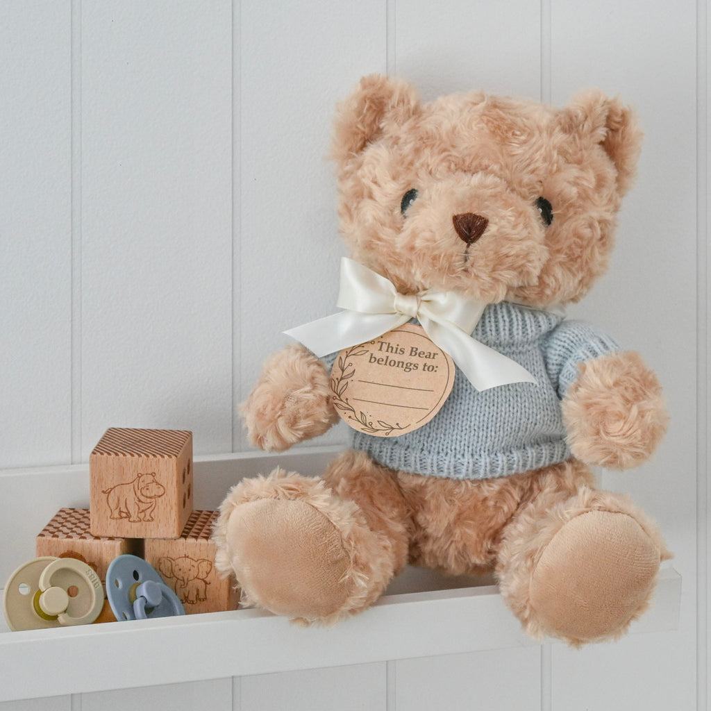 Lola & Bear My First Teddy Bear, Blue, 23 cm image 2