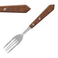 Olympia Steak Forks Wood - 4" (Box 12)