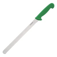 Hygiplas Serrated Slicer Green 305mm