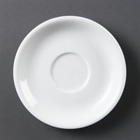 Olympia Whiteware Cappuccino Saucer (Fits CB469) - 200ml 7fl oz (Box 12)