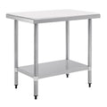 Vogue Stainless Steel Chopping Board Table 900mm