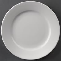 EDLP Olympia Athena Wide Rimmed Plate - 200mm 8" (Box 12)