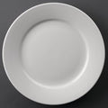 EDLP Olympia Athena Wide Rimmed Plate - 228mm 9" (Box 12)