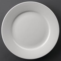 EDLP Olympia Athena Wide Rimmed Plate - 228mm 9" (Box 12)