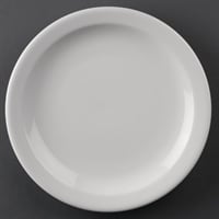 EDLP Olympia Athena Narrow Rimmed Plate - 200mm 8" (Box 12)