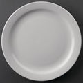 EDLP Olympia Athena Narrow Rimmed Plate - 230mm 9" (Box 12)