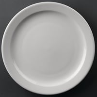 EDLP Olympia Athena Narrow Rimmed Plate - 254mm 10" (Box 12)