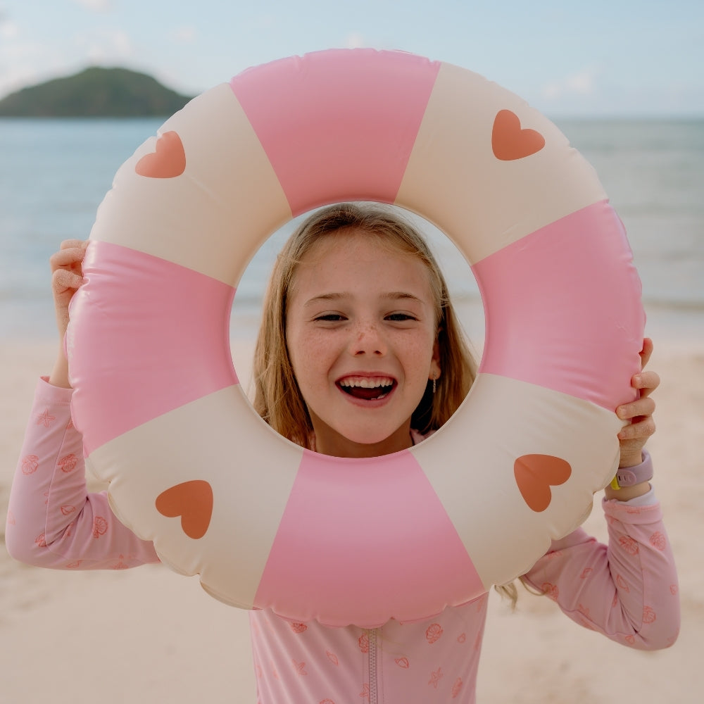 Swim Essentials Inflatable Swim Ring - Cozy Hearts, 55 cm image 2