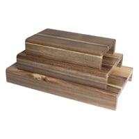 Olympia Acacia Wood Riser Set (3 Pack)