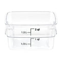 Cambro Fresh Pro Square Container Polycarbonate - Clear - 1.9Ltr