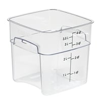 Cambro Fresh Pro Square Container Polycarbonate - Clear - 3.8Ltr