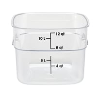 Cambro Fresh Pro Square Container Polycarbonate - Clear - 11.4Ltr