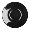 Olympia Cafe Saucer Black (Fits CU953 & CU954) - 154mm 6" (Box 12)