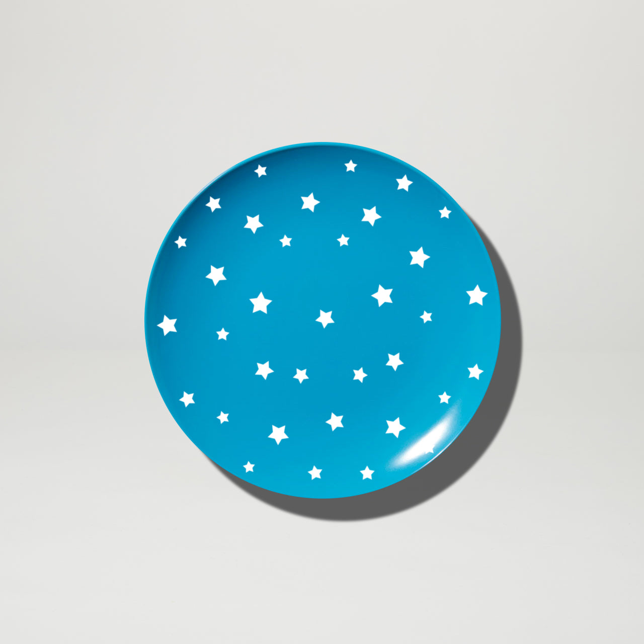 Barel Cyan Coloured Star Melamine Plate 20cm