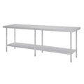 Vogue Premium Stainless Steel Table 2400mm