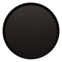 Cambro Treadlite Round Non-Slip Tray - Black - 355mm