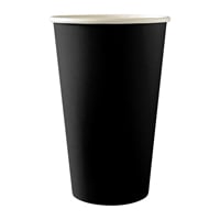 BioPak BioCup Single Wall Black - 510ml 90mm (Pack 1000)