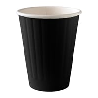 BioPak BioCup Double Wall Black - 255ml 80mm (Pack 1000)